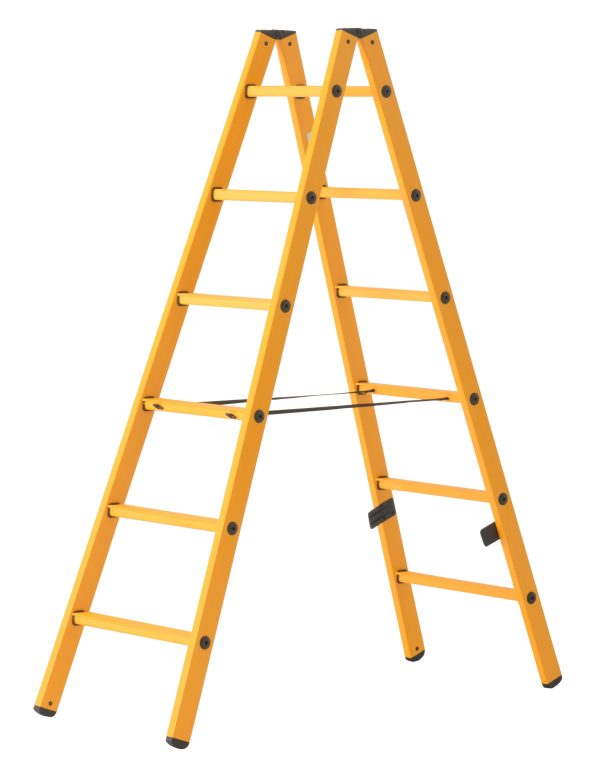 Hymer 3923 Kunststof dubbele ladder – tweezijdig beklimbaar